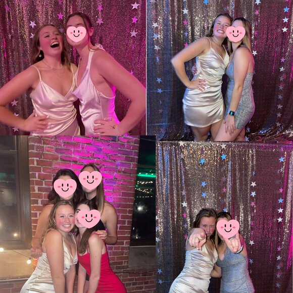 Shiny Gold/Cream Body Con Mini Dress - Picture 6 of 6